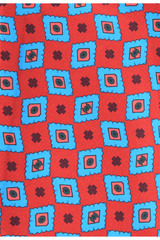 Orange Rust Abstract Cravat