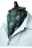 Indian Peacock Green Cravat