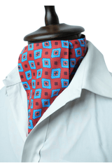 Orange Rust Abstract Cravat