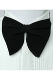 Black Velvet Butterfly Bow Tie