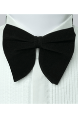 Black Velvet Butterfly Bow Tie