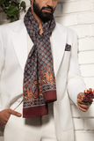 Crimson Monarch Long Scarf