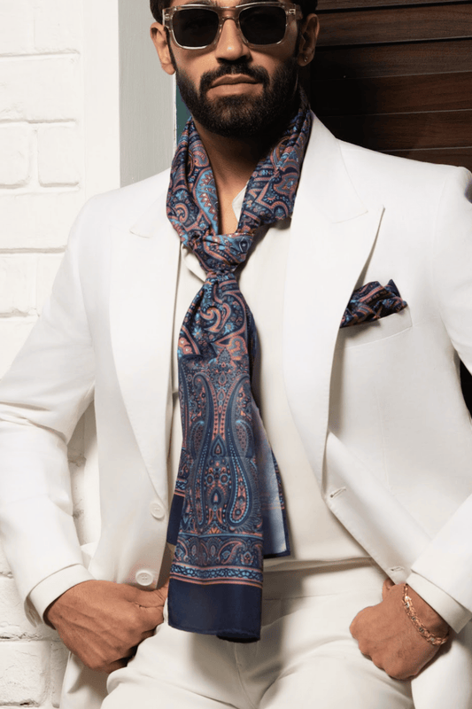 Azur Emperor Long Scarf