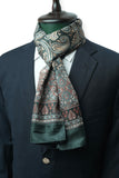 Terracotta Forest Paisley Long Scarf