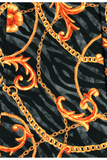 Chain On Zebra Cravat